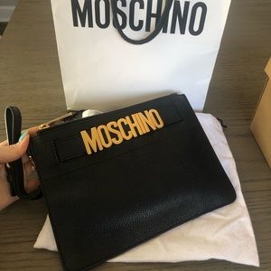Moschino Logo Clutch
